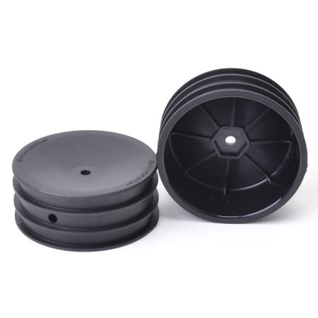 Schumacher Wheel; Hex Front - Black - 2wd - pr Schumacher Wheel; Hex Front - Black - 2wd - pr