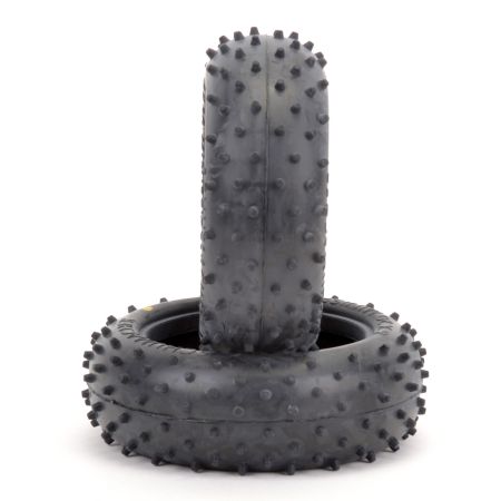 Schumacher Mini Spike 2; Front Tyres - Yellow (pr) Schumacher Mini Spike 2; Front Tyres - Yellow (pr)