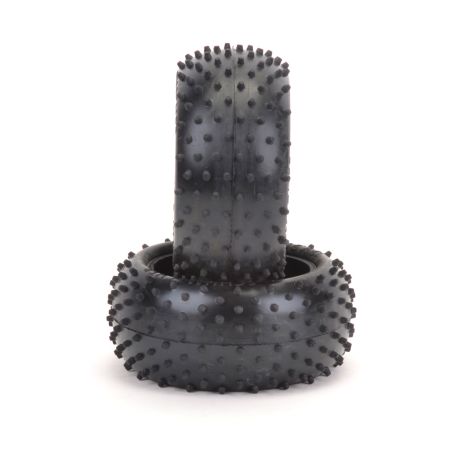 Schumacher Mini Spike 2; Rear Tyres - Silver (pr) Schumacher Mini Spike 2; Rear Tyres - Silver (pr)