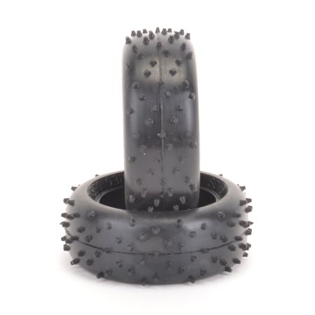 Schumacher Mini Spike Tyre 2" Front - 11 x 12 - Yellow pr