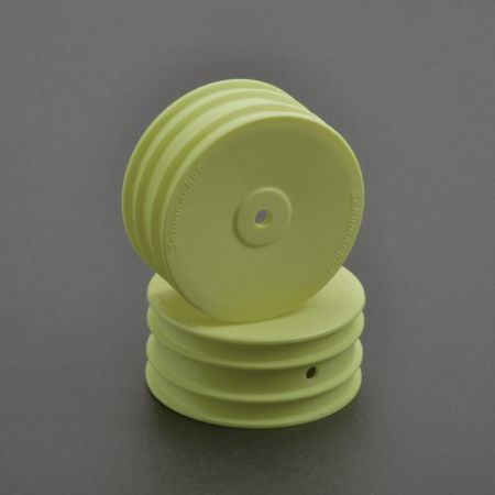 Schumacher Wheel Front 4WD - Neon Yellow v2 - pr Schumacher Wheel Front 4WD - Neon Yellow v2 - pr