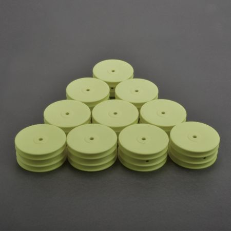 Schumacher Wheel Front 4WD - Neon Yellow v2 - 5pr Schumacher Wheel Front 4WD - Neon Yellow v2 - 5pr