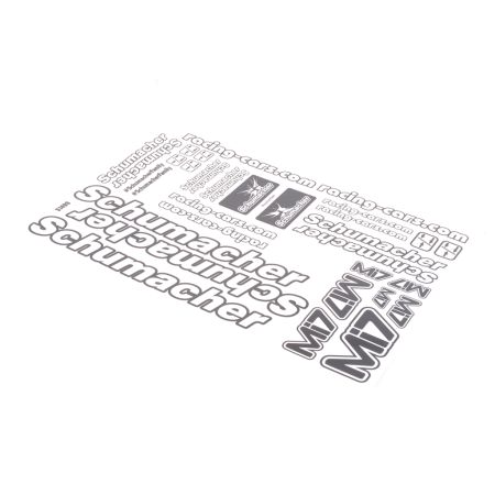 Schumacher Decals - Mi7 Schumacher Decals - Mi7