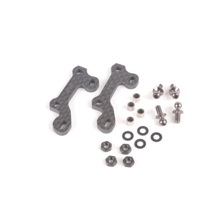 Schumacher C/F Upper Wishbone Mount 3 Dot - Mi7 (pr)