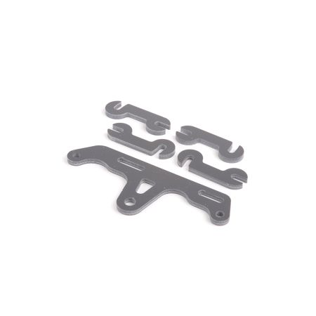 Schumacher S2 2.5mm Servo Mount, Ride Height Spacers - Atom 2 Schumacher S2 2.5mm Servo Mount, Ride Height Spacers - Atom 2