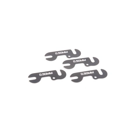 Schumacher Alloy Ride Height Spacer 0.5mm - Atom 2 (pk4) Schumacher Alloy Ride Height Spacer 0.5mm - Atom 2 (pk4)