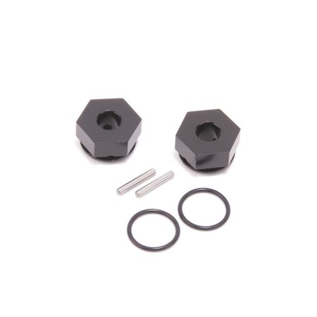 Schumacher Alloy Wheel Hex 7.5mm (+1.5) Black pr - ST2,LD3 (U8543) Schumacher Alloy Wheel Hex 7.5mm (+1.5) Black pr - ST2,LD3 (U8543)