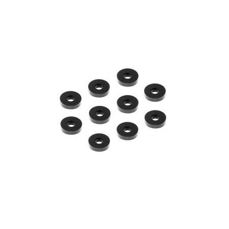 Xray Alu Shim 3X9X2.0mm - Black (10) (XR303119-K)