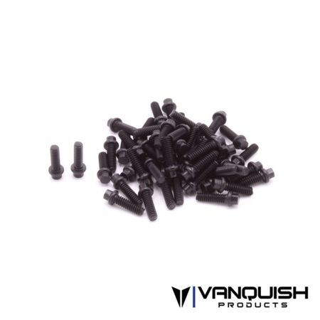 Vanquish Hex Scale Black Wheel Screw Kit (VPS05003) Vanquish Hex Scale Black Wheel Screw Kit (VPS05003)