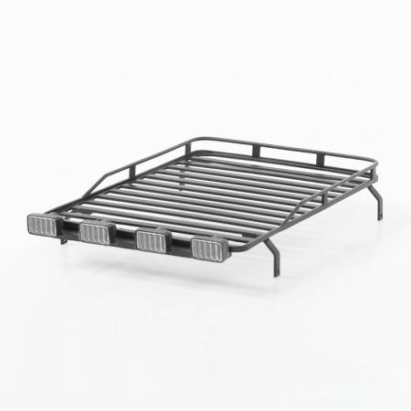 RC4WD Roof Rack With Light Pods For 1/18 Gelande D90 (Black) (VVV-C0279) RC4WD Roof Rack With Light Pods For 1/18 Gelande D90 (Black) (VVV-C0279)