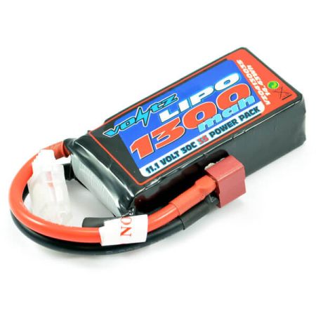 Voltz 1300mAh 3S 11.1V 30C LiPO Battery (VZ0413003S) Voltz 1300mAh 3S 11.1V 30C LiPO Battery (VZ0413003S)