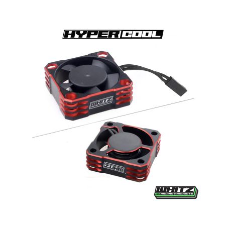 Whitz Racing HyperCool Aluminium Fan - 30mm - Red Hot (WRP-HC-RED) Whitz Racing HyperCool Aluminium Fan - 30mm - Red Hot (WRP-HC-RED)